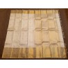 2G Pure Kanjivaram Silk Saree | Ivory Cream with Rich Gold Zari Border - Prahla Silks