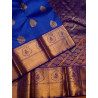 PS320 - PURE KANJIVARAM SILK SAREE - ROYAL BLUE