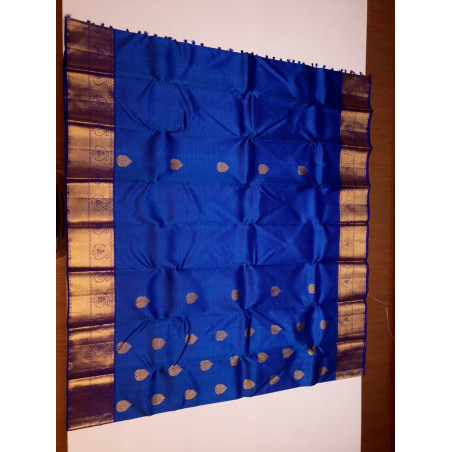 PS320 - PURE KANJIVARAM SILK SAREE - ROYAL BLUE