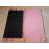 2G Pure Kanjivaram Silk Saree Dark Green with Pink Zari Border | Prahla Silks