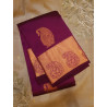 PS323 - PURE KANJIVARAM SILK SAREE - WINE