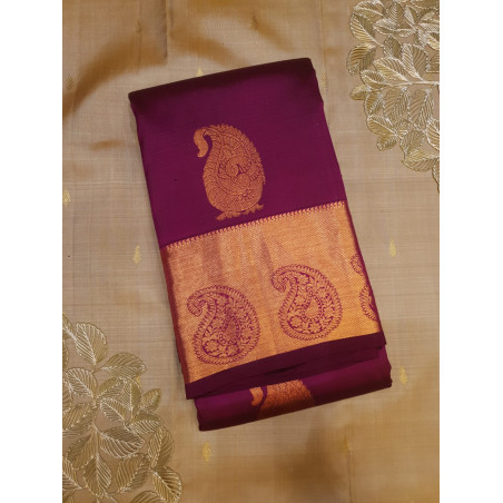 PS323 - PURE KANJIVARAM SILK SAREE - WINE