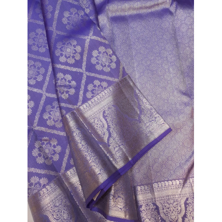 PS324 - PURE KANJIVARAM SILK SAREE - LILAC
