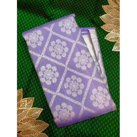 PS324 - PURE KANJIVARAM SILK SAREE - LILAC