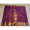 Premium Purple Kanjivaram Silk Saree with Gold Zari | Bridal Wedding Wear