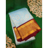 PS330 - PURE KANJIVARAM SILK SAREE - BLUE