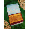 PS330 - PURE KANJIVARAM SILK SAREE - BLUE