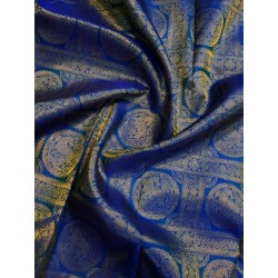 Royal Blue Gold Zari Woven Silk Saree | Premium Bridal & Festive Wear