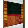 PS332 - PURE KANJIVARAM SILK SAREE - BOTTLE GREEN