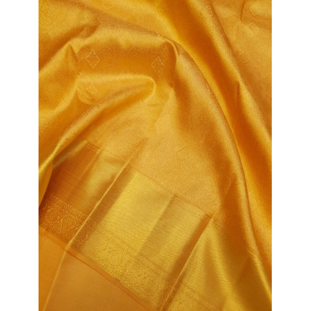 PS333 - PURE KANJIVARAM SILK SAREE - ORANGE
