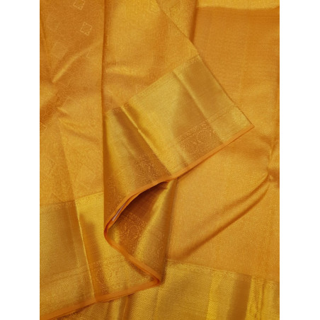 PS333 - PURE KANJIVARAM SILK SAREE - ORANGE