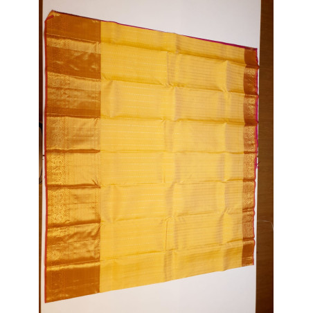 PS334 - PURE KANJIVARAM SILK SAREE - MUSTARD