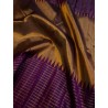 2G Pure Kanjivaram Silk Saree – Elegant Purple with Gold Zari Border