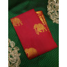 PS335 - PURE KANJIVARAM SILK SAREE - RED