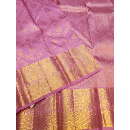 PS336 - PURE KANJIVARAM SILK SAREE - PINK