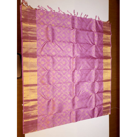 PS336 - PURE KANJIVARAM SILK SAREE - PINK