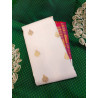 PS337 - 2G PURE KANJIVARAM SILK SAREE - WHITE