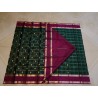 2G Kanjivaram Pure Silk Saree Green and Magenta with Gold Zari Border | Prahla Silks