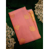 PS338 - PURE KANJIVARAM SILK SAREE - PEACH