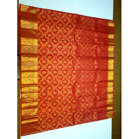 PS339 - PURE KANJIVARAM SILK SAREE - RED