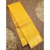 2G Pure Kanjivaram Silk Saree Mustard Yellow with Maroon Zari Border | Prahla Silks