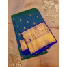 PS340 - PURE KANJIVARAM SILK SAREE - PEACOCK GREEN