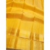 2G Pure Kanjivaram Silk Saree Mustard Yellow with Maroon Zari Border | Prahla Silks