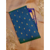 PS340 - PURE KANJIVARAM SILK SAREE - PEACOCK GREEN