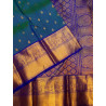 PS340 - PURE KANJIVARAM SILK SAREE - PEACOCK GREEN