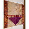 PS341 - 2G KORVAI KANJIVARAM SILKS SAREE - BEIGE
