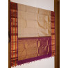 PS341 - 2G KORVAI KANJIVARAM SILKS SAREE - BEIGE