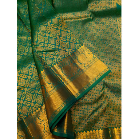 PS342 - PURE KANJIVARAM SILKS SAREE - GREEN