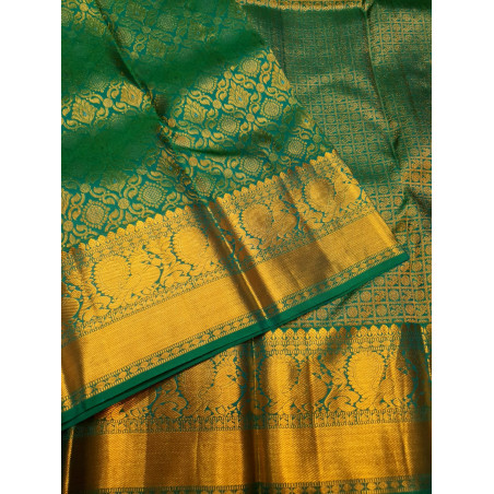 PS342 - PURE KANJIVARAM SILKS SAREE - GREEN