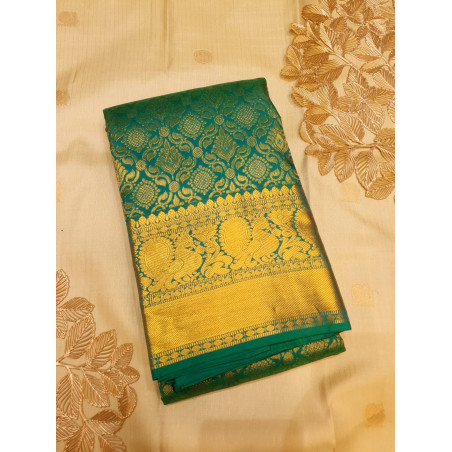 PS342 - PURE KANJIVARAM SILKS SAREE - GREEN