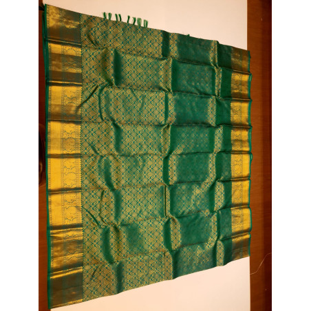 PS342 - PURE KANJIVARAM SILKS SAREE - GREEN