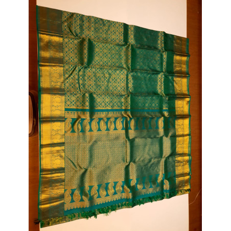 PS342 - PURE KANJIVARAM SILKS SAREE - GREEN