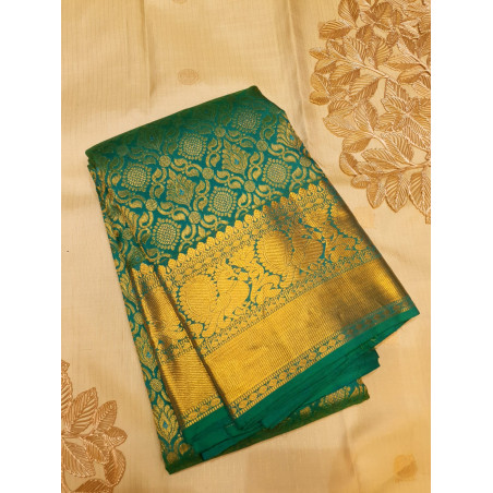 PS342 - PURE KANJIVARAM SILKS SAREE - GREEN