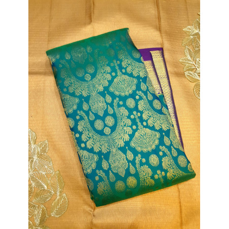 PS346 - PURE KANJIVARAM SILKS SAREE - GREEN