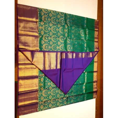 PS346 - PURE KANJIVARAM SILKS SAREE - GREEN