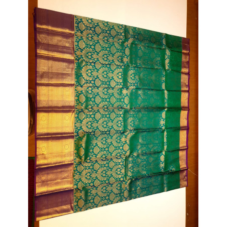 PS346 - PURE KANJIVARAM SILKS SAREE - GREEN