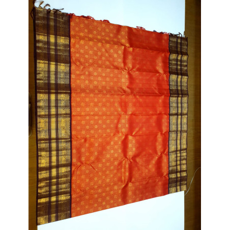 PS349 - 2G PURE KANJIVARAM SILK SAREE - RED
