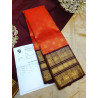 PS349 - 2G PURE KANJIVARAM SILK SAREE - RED