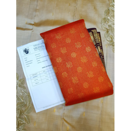 PS349 - 2G PURE KANJIVARAM SILK SAREE - RED