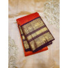 PS349 - 2G PURE KANJIVARAM SILK SAREE - RED