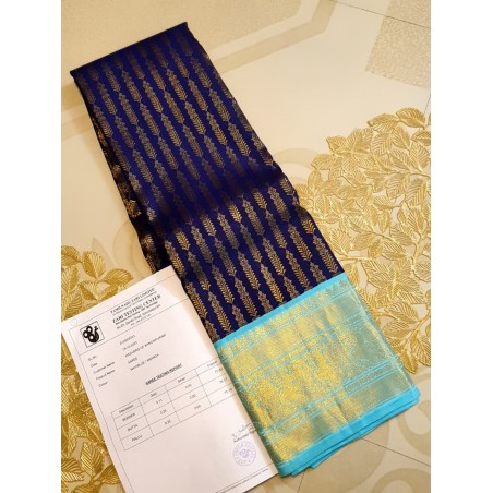 2Gram Pure Zari Kanjivaram Silk Sarees authentic by Prahla Silks