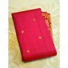 2G Pure Kanjivaram Silk Saree with Buttas and Grand Zari Border- Pink | Prahla Silks