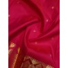 2G Pure Kanjivaram Silk Saree with Buttas and Grand Zari Border- Pink | Prahla Silks