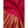 2G Pure Kanjivaram Silk Saree with Buttas and Grand Zari Border- Pink | Prahla Silks