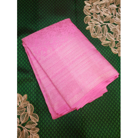 PS351 - PURE KANJIVARAM SILK SAREE - PINK