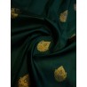 2G Pure Kanjivaram Silk Saree in Green with Gold Zari | Prahla Silks
